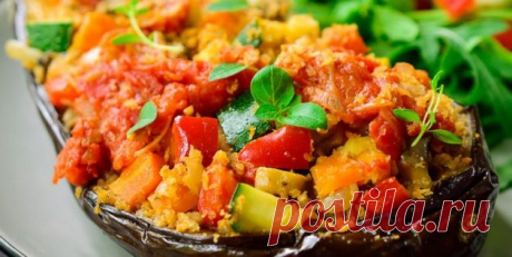 10 рецептов вкусных фаршированных баклажанов