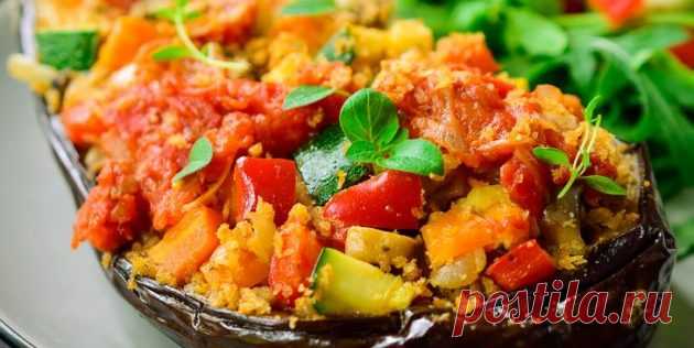 10 рецептов вкусных фаршированных баклажанов