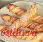 Аппетитные Вертушки с творожно-лимонной начинкой