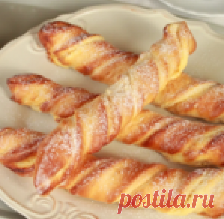Аппетитные Вертушки с творожно-лимонной начинкой