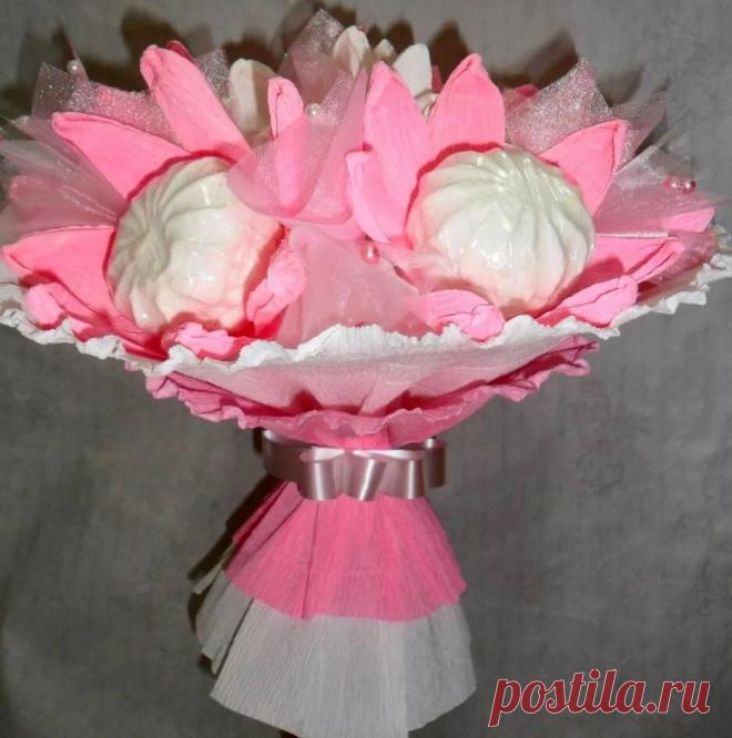 букет из зефира и мармелада своими руками мастер класс: 11 тыс изображений найдено в Яндекс.Картинках