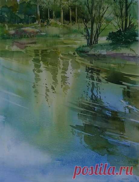 Piet Lap. Прекрасные акварели