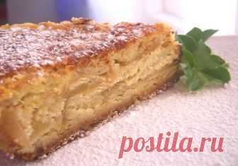 Насыпной яблочный пирог по-болгарски рецепт приготовления