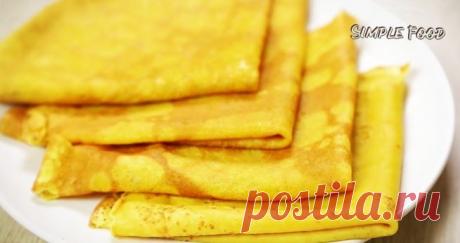 Сразу 3 восхитительных рецепта блинов! Блины на молоке, кефире и без муки - Жизнь планеты