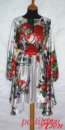 Шить из павловопосадских платков