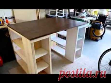(1) Creative DIY craft desk making ideas - YouTube