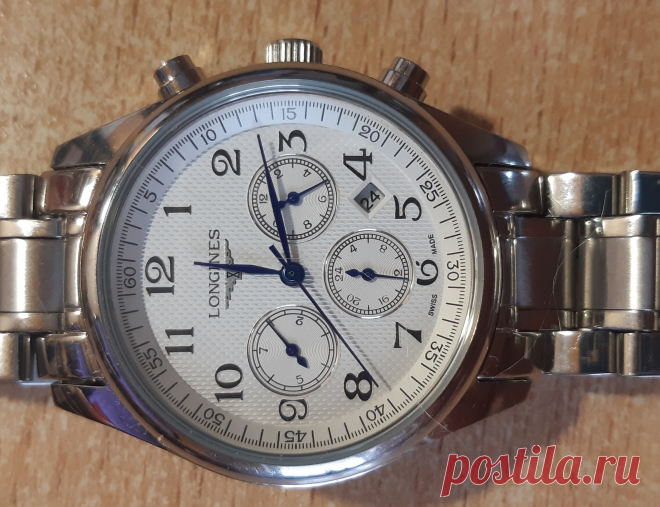 Часы мужские наручные. Longines Master Collection. L2.628.4. Swiss Made. Швейцария. № 32033495 
Сталь. Диаметр : 42 мм. Репассаж. 

Цена : 18 000 руб.