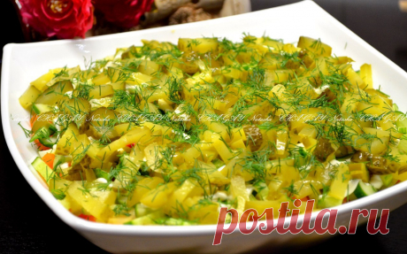Вкусный и сытный: салат с копченой курицей “Боярский” | Вкусные рецепты