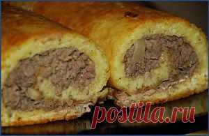Картофельный рулет с мясом...!!! - Простые рецепты Овкусе.ру