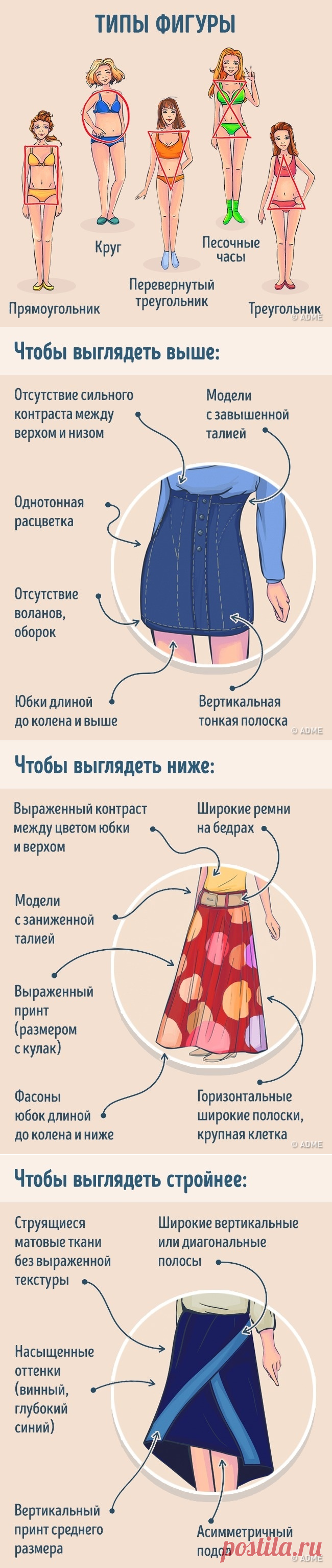 Как выбрать идеальную юбку по типу фигуры
