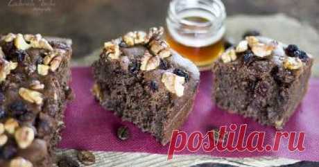 Брауни с орехи и стафиди  ~  *без захар *без брашно  www.gabrielatsulin.com