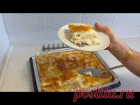 Вкусный и легкий сырный пирог из теста фило - У Ано вкусно!