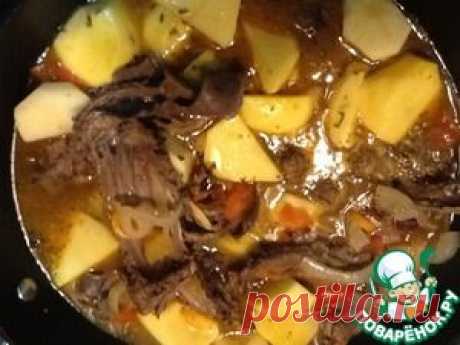 Зайчатина, тушенная с овощами - кулинарный рецепт