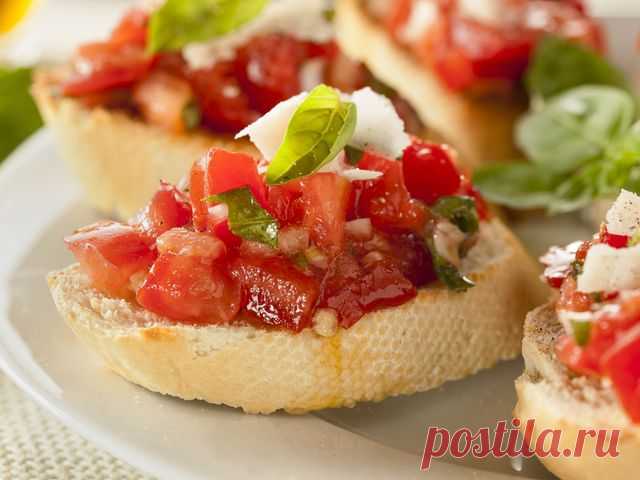 Топ-3 рецептов вкусных брускетт / Итальянская закуска из доступных продуктов – статья из рубрики 