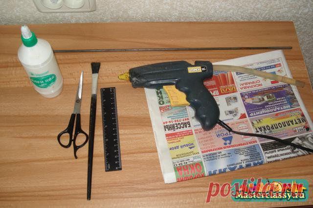 Плетение из газет. Корзинка своими руками. Мастер класс с пошаговыми фото