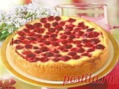 Пирог-сметанник с ягодами - Лучшие кулинарные рецепты