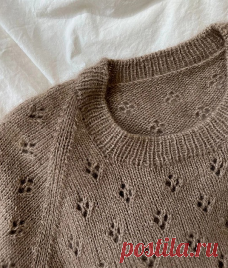 Реглан снизу: футболка с описанием и схемой. | Ольга Прилуцкая, вязание - это модно | Дзен