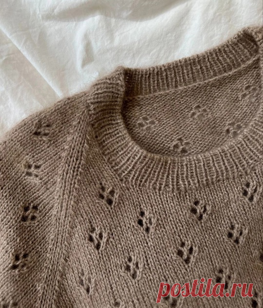 Реглан снизу: футболка с описанием и схемой. | Ольга Прилуцкая, вязание - это модно | Дзен