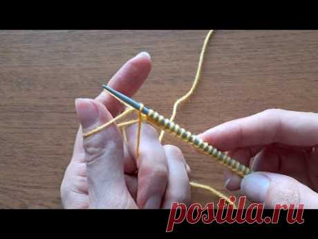 Как отмерить нить нужной длины для набора петель