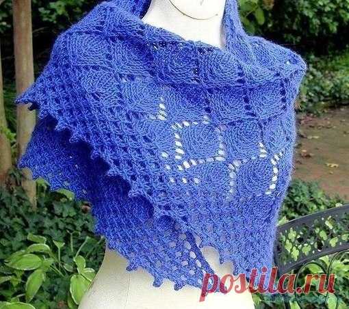 Описание вязания шали спицами
Понадобится:

150 г. или 330 м. пряжи средней толщины

Показать полностью…