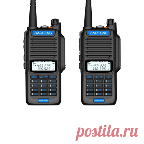 2 PCS BAOFENG UV9R-AMG 20W Waterproof Dual Band Two Way Handheld Radio Walkie Ta - US$89.99