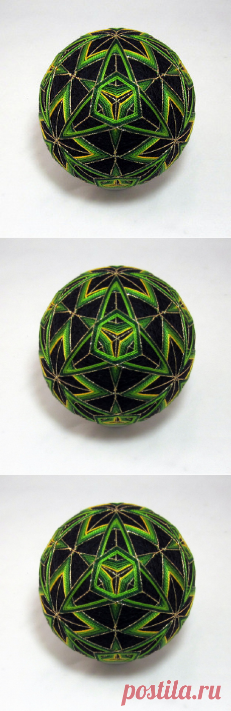 Springs New Temari 5-4-14 | 5'' diameter, 14 centers, 3 laye… | Flickr