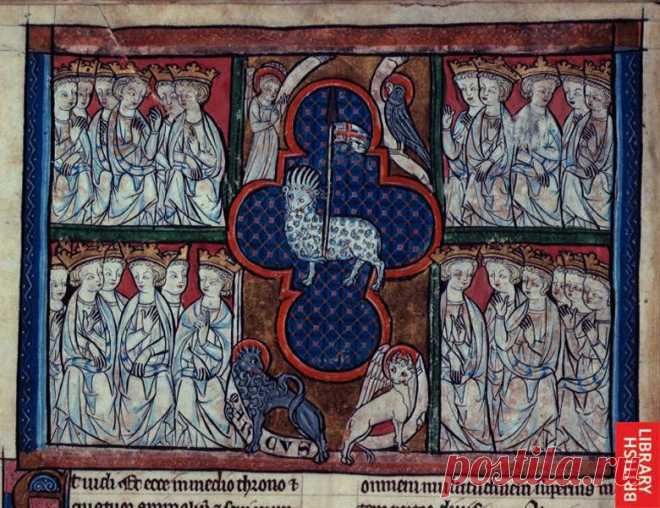 9-илл.35-3агнец-апокалипсис. книги Откровения Иоанна Богослова изображен агнец с семью глазам.jpg (780×600)