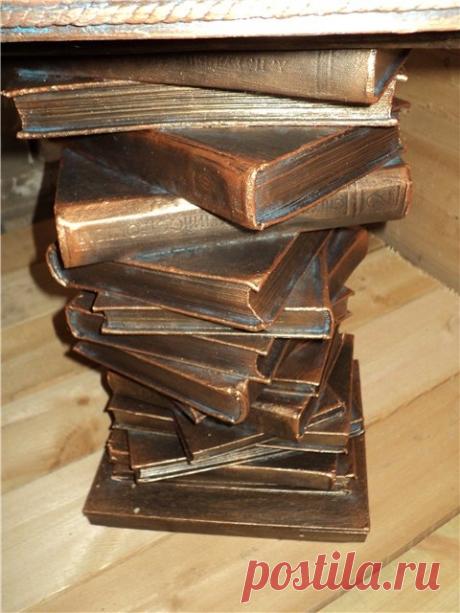 Столик из книг (DIY) / Книги в интерьере / ВТОРАЯ УЛИЦА