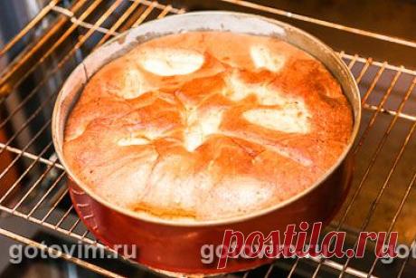 Пирог с яблоками и изюмом. Фото-рецепт / Готовим.РУ