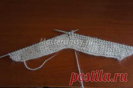 Вязание спицами. Пинетки &quot;Розочки&quot;. Мастер класс с пошаговым фото
