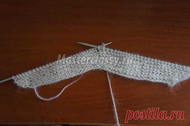 Вязание спицами. Пинетки "Розочки". Мастер класс с пошаговым фото