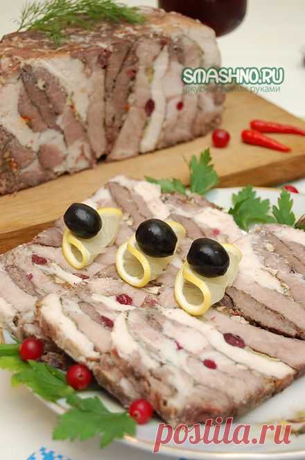 Праздничная мясная закуска