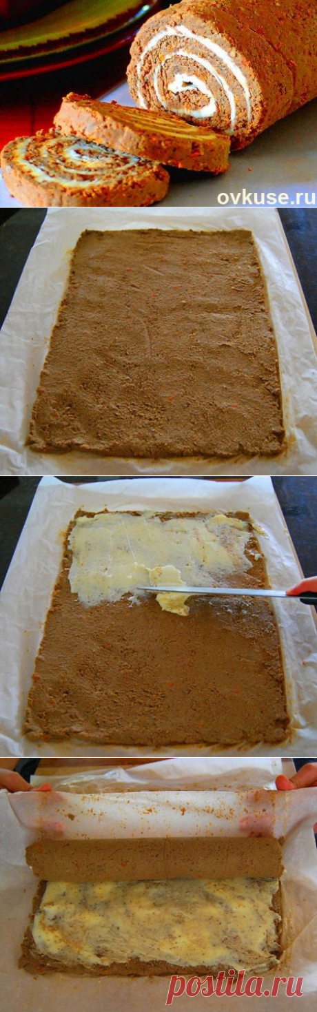 Рулет из печени с луком и морковью - Простые рецепты Овкусе.ру