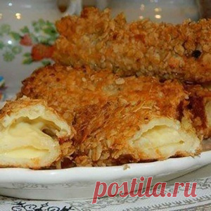 Ну ооочень вкусные горячие бутерброды-трубочки. Объедение!