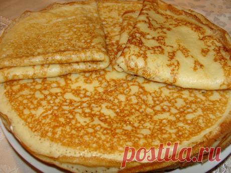 БЛИНЫ, ТАЮЩИЕ ВО РТУ. УНИВЕРСАЛЬНЫЙ РЕЦЕПТ!