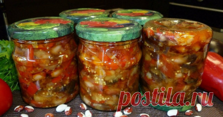 Овощной салат "Чехарда" на зиму - без стерилизации | Вкусное хобби | Яндекс Дзен