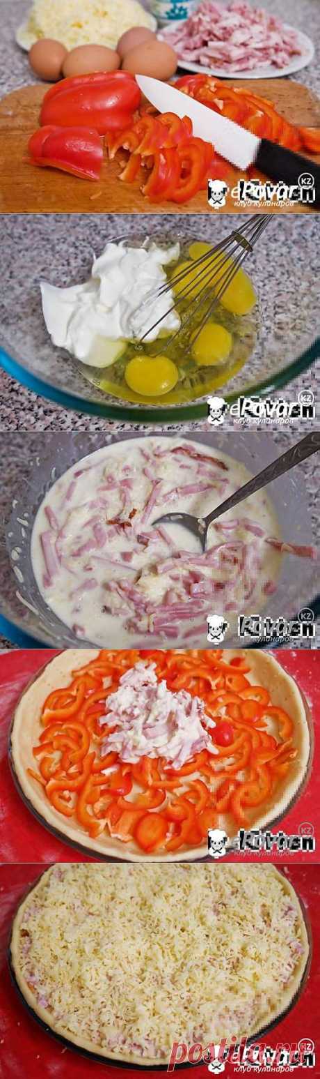 Сырный пирог с беконом и перцем — Рецепт приготовления с фото — Рецепты выпечки, Пироги и пирожки