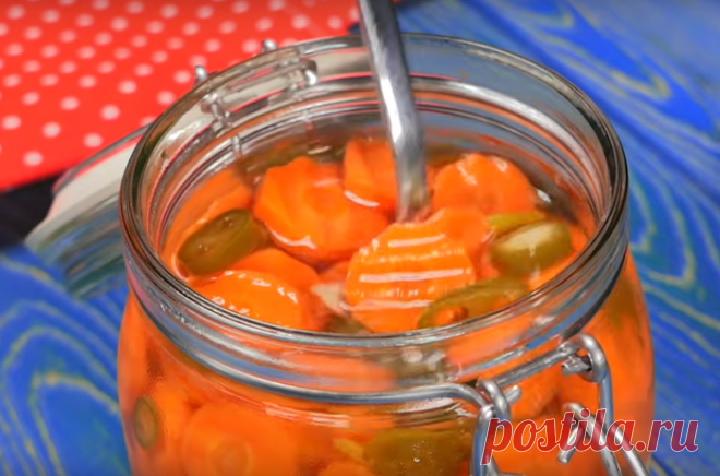 Маринованная морковь - вкусное добавление к блюдам