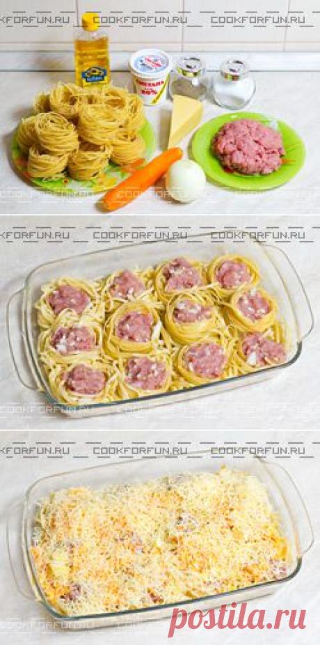 Гнезда из макарон / Простой рецепт хорошего настроения
