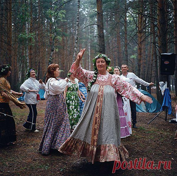 Репортаж РП с праздника солнцестояния в омской деревне Окунево - Русская планета