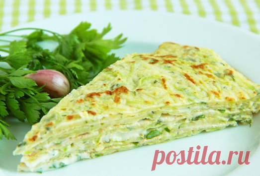 Сытно и легко: кабачковый торт — Вкусные рецепты