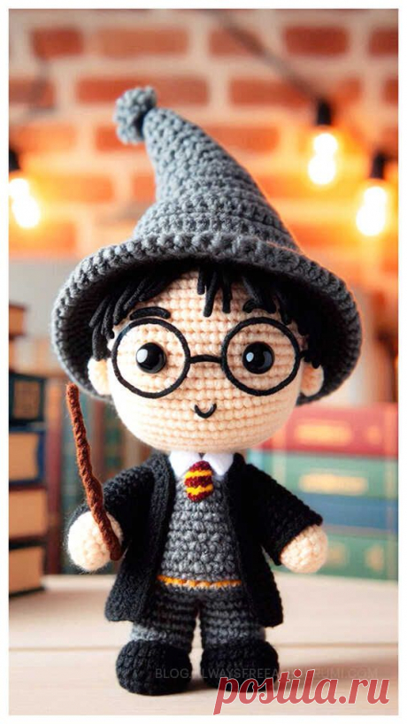 Гарри Поттер Вязание амигуруми крючком Бесплатная выкройка - Amigurumi