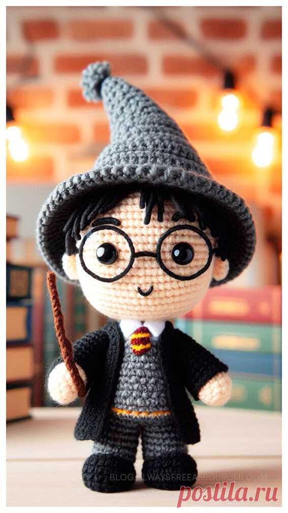 Гарри Поттер Вязание амигуруми крючком Бесплатная выкройка - Amigurumi