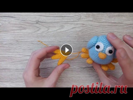 Как связать крючком лапки для амигуруми птички ЧипЧик Pattern Схема Продолжение видео мастер класса по птичке Instagram Site Vk Facebook...
