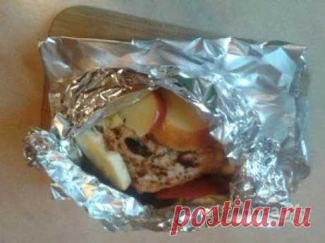 Куриное филе с яблоками и черносливом - пошаговый рецепт с фото на Повар.ру