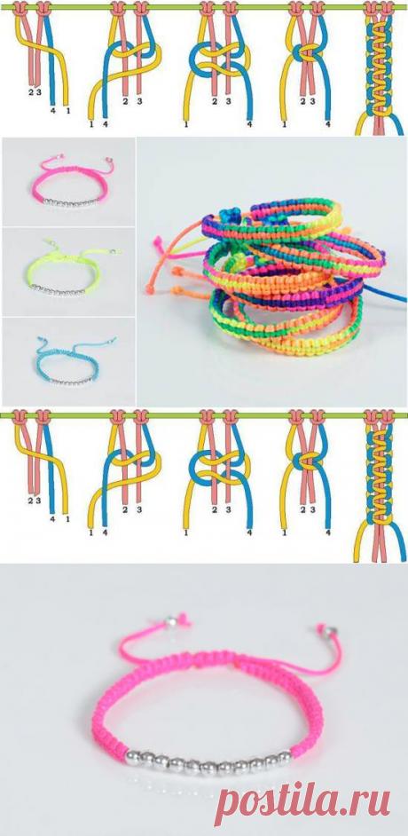 How to DIY Stylish Braided Bracelet | iCreativeIdeas.com
