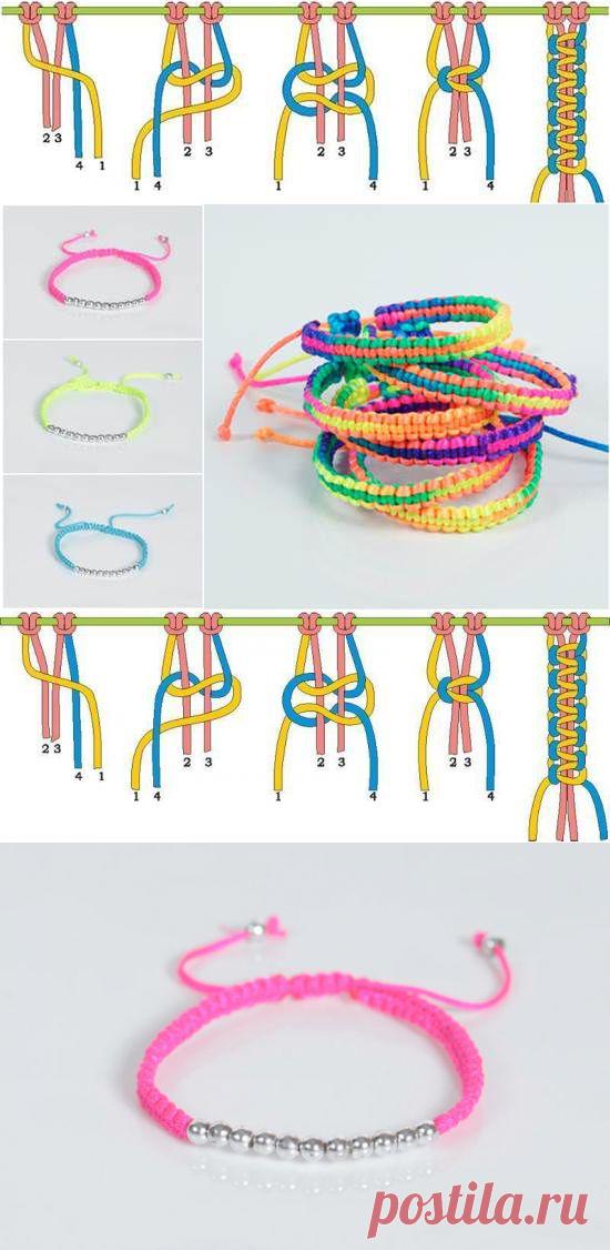 How to DIY Stylish Braided Bracelet | iCreativeIdeas.com