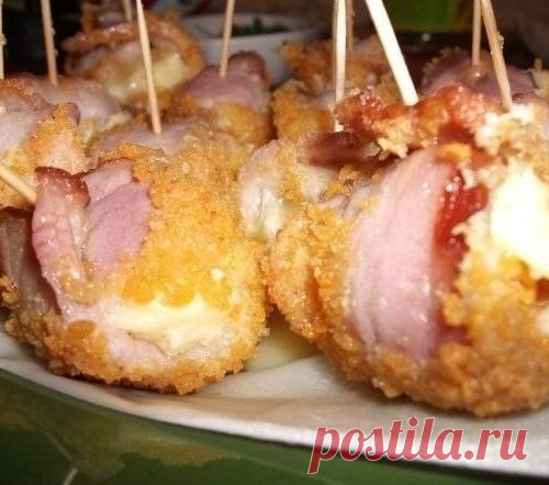 Сырные кубики в панировке - лучшая мужская закуска!