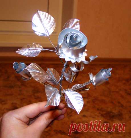 Поделки из фольги от банок и не только — Сделай сам, идеи для творчества - DIY Ideas