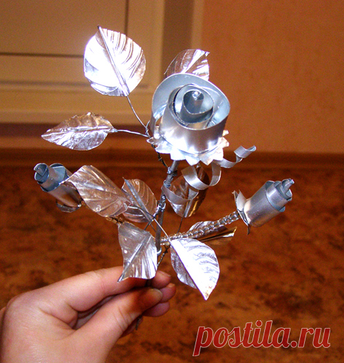 Поделки из фольги от банок и не только — Сделай сам, идеи для творчества - DIY Ideas